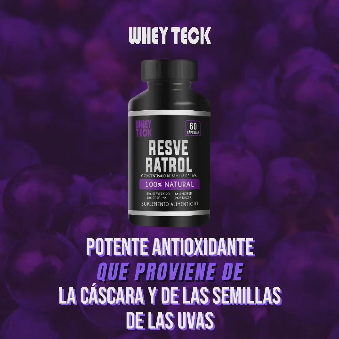 RESVE RATROL 60 CAPS – Whey Teck